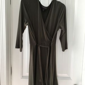 Faux Wrap Dress
